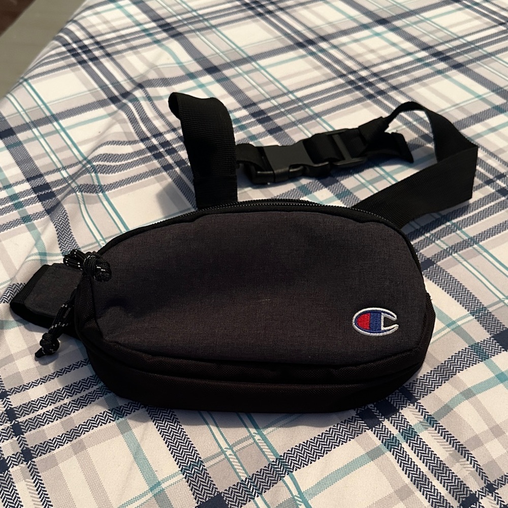Champion Black/Dark Gray Fanny Pack